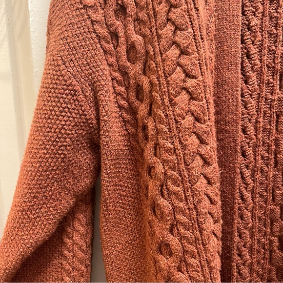 Nili Lotan x Target Long Cableknit Cardigan L - Picture 6 of 7